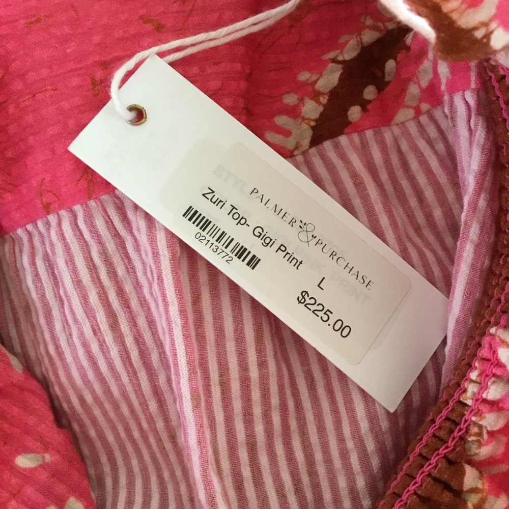 Love The Label Zuri Ruffle Top Gigi Print - Picture 9 of 11